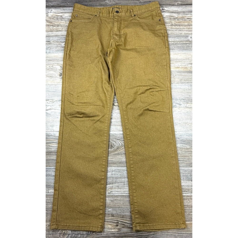 Black Diamond Zone Pants Mens 36X32 Brown Denim Pants Climbing Hiking